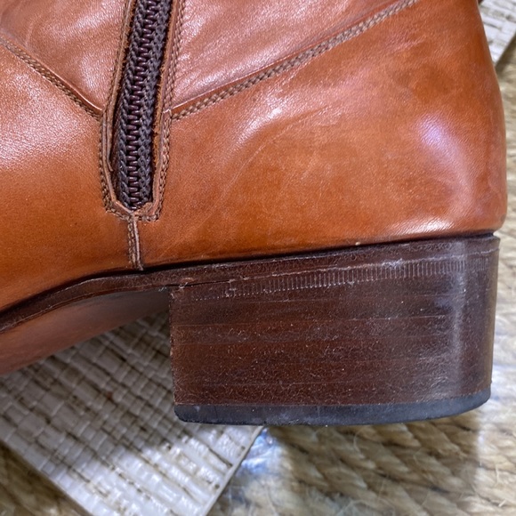 MENS LEATHER BOOTS WITH ZIPPER VERY soft leather. - Picture 7 of 16